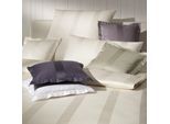 Bettwäsche ELEGANTE "Metropolis", beige (creme), B/L: 135cm x 200cm, 1 Stk., 1 Stk., Mako-Satin, B/L: 80cm x 80cm, 2 Stk., Mako-Satin, Obermaterial: 100% Baumwolle, Bettwäsche, Bettwäsche, mit Streifen