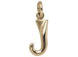 Buchstabenanhänger JOBO "Anhänger Buchstabe", gelbgold 375, Schmuckanhänger, Damen, J, Gelbgold 375, 375 Gold