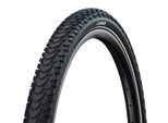 Fahrradreifen SCHWALBE "Marathon Mondial Pro", schwarz (schwarz, reflex), Fahrradreifen, 28 x 2,44