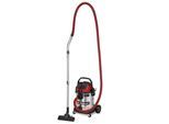 EINHELL Nass-Trocken-Sauger "TE-VC 2580 SACL", rot, silber, B:39,2cm H:64,5cm T:58cm, Mehrzwecksauger