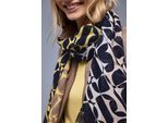 Schal STREET ONE, Damen, Gr. onesize, multicolor, Stoff, 100% Modal, gemustert, Modetücher Schal, aus Modal