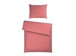 Esposa Bettwäsche, Rot, Weiß, Textil, Abstraktes, 140x200 cm, pflegeleicht, atmungsaktiv, schadstoffgeprüft, Heimtextilien, Bettwäsche & Leintücher, Bettwäsche, Satin-Bettwäsche