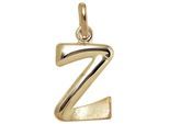 Buchstabenanhänger JOBO "Anhänger Buchstabe", gelbgold 375, Schmuckanhänger, Damen, Z, Gelbgold 375, 375 Gold