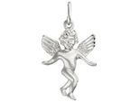 Engelanhänger JOBO "Anhänger Engel Schutzengel 19 mm", silber 925, Schmuckanhänger, Damen, Silber 925 (Sterlingsilber), 925 Silber rhodiniert