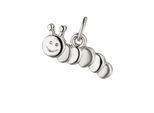Kettenanhänger JOBO "Anhänger Kinderanhänger Raupe", silber 925, Schmuckanhänger, Mädchen, Silber 925 (Sterlingsilber), Kettenanhänger, 925 Silber rhodiniert
