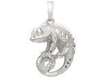 Kettenanhänger JOBO "Anhänger Chamäleon 32 mm", silber 925, Schmuckanhänger, Damen, Silber 925 (Sterlingsilber), Kettenanhänger, 925 Silber rhodiniert