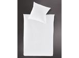 Bettwäsche IRISETTE "Lumen 8129", weiß, B/L: 155cm x 200cm, 1 Stk., 1 Stk., Interlock-Jersey, B/L: 80cm x 80cm, 2 Stk., Interlock-Jersey, Obermaterial: 100% Baumwolle, Bettwäsche, Bettwäsche, hochwertig und traumhaft weich