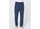 Jogginghose PLANTIER, Herren, Gr. 24/25, Unterbauchgrößen, blau (dunkelblau), 50% Baumwolle, 50% Polyester, unifarben, Hosen Jogginghose