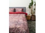 Bettwäsche KAYORI "Shima", lila, B/L: 135cm x 200cm, 1 Stk., 1 Stk., Mako-Satin, B/L: 80cm x 80cm, 2 Stk., Mako-Satin, Obermaterial: 100% Baumwolle, Bettwäsche, Bettwäsche, Hergestellt aus GOTS-zertifizierter Bio-Baumwolle