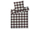 Bettwäsche ELEGANTE "Westminster", wine, B/L: 135cm x 200cm, 1 Stk., 1 Stk., Flanell, B/L: 80cm x 80cm, 2 Stk., Flanell, Obermaterial: 100% Baumwolle, Bettwäsche, Bettwäsche, angenehmes Hautgefühl
