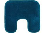 Badematte GÖZZE "Rio Premium", blau (petrol), H:18mm, Polyester, Badematten, Badematte, Badteppich, Uni Farben, waschbar, rechteckig & rund erhältlich
