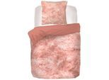 Bettwäsche KAYORI "Sophea", rosa, B/L: 155cm x 220cm, 1 Stk., 1 Stk., Mako-Satin, B/L: 80cm x 80cm, 1 Stk., Mako-Satin, Obermaterial: 100% Baumwolle, Bettwäsche, Bettwäsche, 100% reiner Bio-Baumwoll-Satin