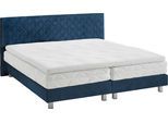 Boxbett, blau (königsblau), B:195cm L:210cm, WESTFALIA SCHLAFKOMFORT, Komplettbetten