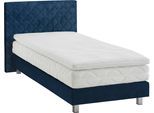 Boxbett, königsblau, B:105cm L:210cm, WESTFALIA SCHLAFKOMFORT, Komplettbetten