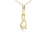 Kette und Anhänger Set OSTSEE-SCHMUCK "- Lusia - Gold 333/000 - Zuchtperle" Gr. 45, gold (gold 333, goldfarben, gelb), Schmuck_Sets, Damen, 45, Gelbgold 333