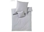 Bettwäsche ELEGANTE "Classico", silber (silberfarben), B/L: 135cm x 200cm, 1 Stk., 1 Stk., Perkal, B/L: 80cm x 80cm, 2 Stk., Perkal, Obermaterial: 100% Baumwolle, Bettwäsche, Bettwäsche, angenehmes Hautgefühl