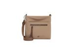 Umhängetasche SURI FREY "Umhängetasche SFY Destiney", Mädchen, Gr. B/H/T: 27cm x 27cm x 5cm 0, grau (taupe 900), Polyurethan, Taschen Umhängetasche