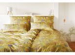 Bettwäsche ELEGANTE "Dreamland", gelb (goldgelb), B/L: 155cm x 220cm, 1 Stk., 1 Stk., Satin, B/L: 80cm x 80cm, 2 Stk., Satin, Obermaterial: 50% Baumwolle, 50% Viskose, Bettwäsche, Bettwäsche, angenehmes Hautgefühl