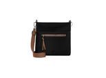 Umhängetasche SURI FREY "Umhängetasche SFY Destiney", Mädchen, Gr. B/H/T: 27cm x 27cm x 5cm 0, schwarz (schwarz 100), Polyurethan, Taschen Umhängetasche