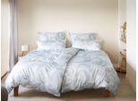 Bettwäsche ELEGANTE "Grandezza", rauchbblau, B/L: 155cm x 220cm, 1 Stk., 1 Stk., Mako-Satin, B/L: 80cm x 80cm, 2 Stk., Mako-Satin, Obermaterial: 100% Baumwolle, Bettwäsche, Bettwäsche, angenehmes Hautgefühl