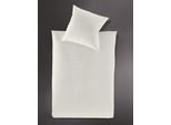 Bettwäsche IRISETTE "Lumen 8129", beige (creme), B/L: 155cm x 200cm, 1 Stk., 1 Stk., Interlock-Jersey, B/L: 80cm x 80cm, 2 Stk., Interlock-Jersey, Obermaterial: 100% Baumwolle, Bettwäsche, Bettwäsche, hochwertig und traumhaft weich