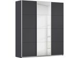 Schwebetürenschrank RAUCH "Kleiderschrank Schrank Garderobe Schlafzimmerschrank CORTONA", graumetallic, B:203cm H:229cm T:62cm, Holzwerkstoff, Schränke, Schwebetürenschrank, in 3 Ausstattungen BASIC/CLASSIC/PREMIUM (SOFT-CLOSE) MADE IN GERMANY