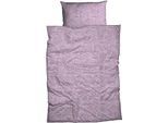 Bettwäsche CASATEX "Lunis", lila, B/L: 155cm x 220cm, 1 Stk., 1 Stk., Renforcé, B/L: 80cm x 80cm, 2 Stk., Renforcé, Obermaterial: 100% Baumwolle, Bettwäsche, Bettwäsche, Paisley Design, frische u. freundliche Farben