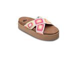 Sandale ROXY "Syenna Hi", Damen, Gr. 10 (41), tan, Obermaterial: 100% Textil, Futter: 100% Textil, Laufsohle: 10., Schuhe Sandale