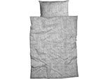Bettwäsche CASATEX "Lunis", silber, B/L: 155cm x 220cm, 1 Stk., 1 Stk., Renforcé, B/L: 80cm x 80cm, 2 Stk., Renforcé, Obermaterial: 100% Baumwolle, Bettwäsche, Bettwäsche, Paisley Design, frische u. freundliche Farben