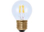 SEGULA LED-Leuchtmittel "Vintage Line", Energieeffizienz: G (A-G), transparent, L:72cm Ø:45cm, Leuchtmittel, dimmbar, Golfball klar, E27