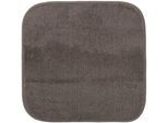 Badematte GÖZZE "Rio Premium", grau (taupe), H:18mm, Polyester, Badematten, Badematte, Badteppich, Uni Farben, waschbar, rechteckig & rund erhältlich