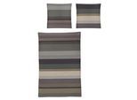 Bettwäsche IRISETTE "Sky 8424", bunt (multi), B/L: 240cm x 220cm, 1 Stk., 2 Stk., Mako-Satin, B/L: 80cm x 80cm, 3 Stk., Mako-Satin, Obermaterial: 100% Baumwolle, Bettwäsche, Bettwäsche, edel und hochwertig