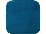 Badematte GÖZZE "Rio Premium", blau (petrol), H:18mm, Polyester, Badematten, Badematte, Badteppich, Uni Farben, waschbar, rechteckig & rund erhältlich