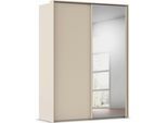 Kleiderschrank RAUCH "Schwebetürenschrank Schrank Garderobe Ankleide Schlafzimmer TARO", champagner, griffleisten champagner, B:170cm H:226cm T:70cm, Holzwerkstoff, Schränke, Kleiderschrank, 4 Breiten, optional Passepartout mit/ohne Beleuchtung MADE IN GERMANY