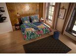 Wendebettwäsche "Kane", bunt (multi), B/L: 135cm x 200cm, 1 Stk., 1 Stk., Microfaser, B/L: 80cm x 80cm, 2 Stk., Microfaser, Obermaterial: 100% Polyester, PURE LUXURY COLLECTION, Bettwäsche, Wendebettwäsche, Mikrofaser, 135x200, Pflegeleicht, Reißverschluss, Wendeoptik, Tiger