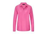 Klassische Bluse GOLDNER "Kurzgröße Zeitlose Viskosebluse mit Hemdkragen", Damen, Gr. 24, pink, Obermaterial: 100% Viskose CV., Modisch, Blusen, Hemdkragen