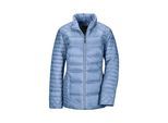 Steppjacke GOLDNER "Kurzgröße Übergangsjacke mit Muster-Mix", Damen, Gr. 24, blau, Obermaterial: 100% Polyamid PA., gerade, Jacken Steppjacke, RV Taschen