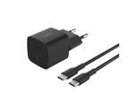 BELKIN USB-Ladegerät "BoostCharge 25W USB-C Charger mit Power Delivery inkl. Kabel", schwarz, B:20,8cm H:12,88cm T:11,09cm, Ladegeräte, USB-Ladegerät