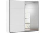 Schwebetürenschrank RAUCH "Kleiderschrank Schrank Garderobe Schlafzimmerschrank CORTONA", alpinweiß, B:226cm H:210cm T:62cm, Holzwerkstoff, Schränke, Schwebetürenschrank, in 3 Ausstattungen BASIC/CLASSIC/PREMIUM (SOFT-CLOSE) MADE IN GERMANY