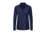 Klassische Bluse GOLDNER "Kurzgröße Zeitlose Viskosebluse mit Hemdkragen", Damen, Gr. 24, blau, Obermaterial: 100% Viskose CV., Modisch, Blusen, Hemdkragen
