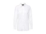Langarmbluse GOLDNER "Kurzgröße Bequeme Damen Businessbluse", Damen, Gr. 24, weiß, Obermaterial: 100% Leinen LI., normal, Sonstiges, Blusen, Ohne