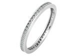 Fingerring ADELIA´S "Damen Ring aus 333 Gold mit Zirkonia" Gr. 54, silber, Fingerringe, Damen, 54, Fingerring