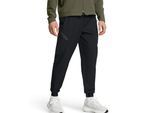 Trainingshose UNDER ARMOUR "UA UNSTOPPABLE WOVEN JOGGER", Herren, Gr. XL, N-Gr, schwarz,, schwarz, Obermaterial: 90% Polyester, 10% Elasthan, Hosen Trainingshose, für vielseitige Aktivitäten, mit Elasthan-Anteil, leichtes Material