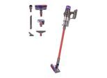 Dyson V11 Fluffy 2-in-1-Stabstaubsauger, Nickel/Rot