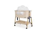 Cangaroo Beistellbett Amo höhenverstellbar, Moskitonetz, Rollen, Bremse Matratze beige
