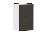 hansgrohe Xevolos E Waschtischunterschrank 54169660 340x555x245mm, für Handwaschbecken, rechts, mattweiß, Textil dunkelgrau