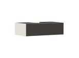 hansgrohe Xevolos E Waschtischunterschrank 54314660 980x550x275mm, 1 Schublade, sandbeige matt, Textil dunkelgrau