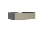 hansgrohe Xevolos E Waschtischunterschrank 54315390 980x550x275mm, 1 Schublade, schiefergrau matt, bronze Struktur