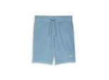 TOM TAILOR Herren Shorts mit Waffelstruktur, blau, Uni, Gr. M