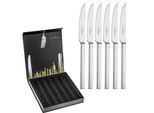 Steakmesser "Girona matt, im Geschenkkarton", silberfarben, B:17,9mm, Edelstahl, PICARD & WIELPÜTZ SOLINGEN, Essmesser, Steakmesser, praktisches Steakmesser-Set